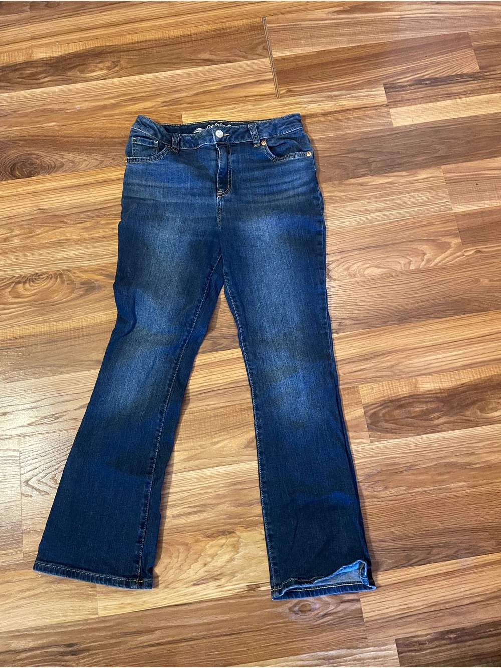 Cat & Jack Women's Dark Blue Bootcut Jeans